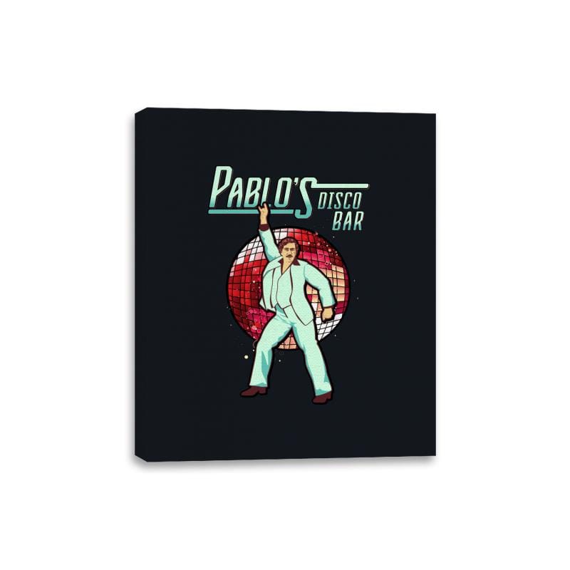 Pablo's Disco Bar - Canvas Wraps Canvas Wraps RIPT Apparel 8x10 / Black