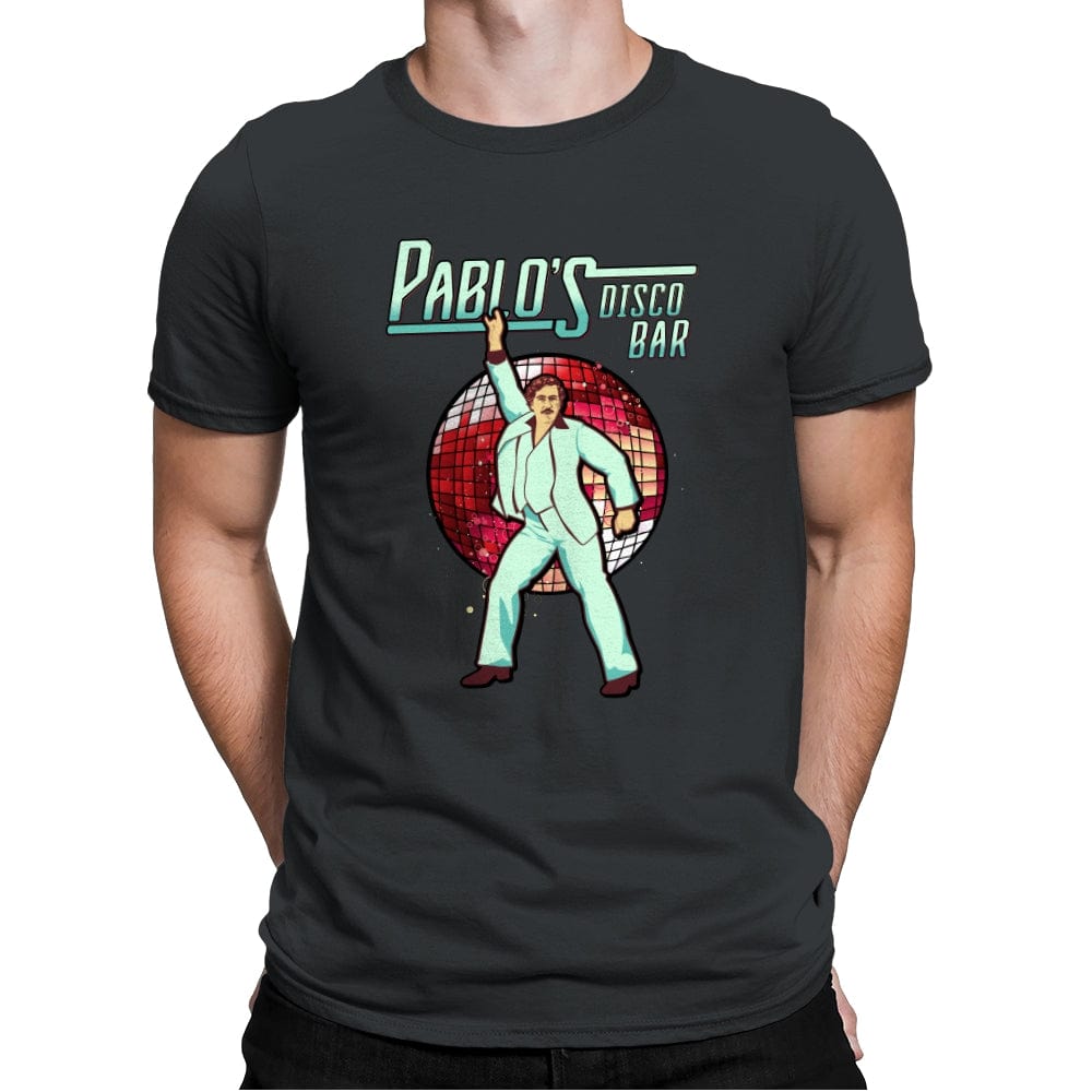 Pablo's Disco Bar - Mens Premium T-Shirts RIPT Apparel Small / Heavy Metal