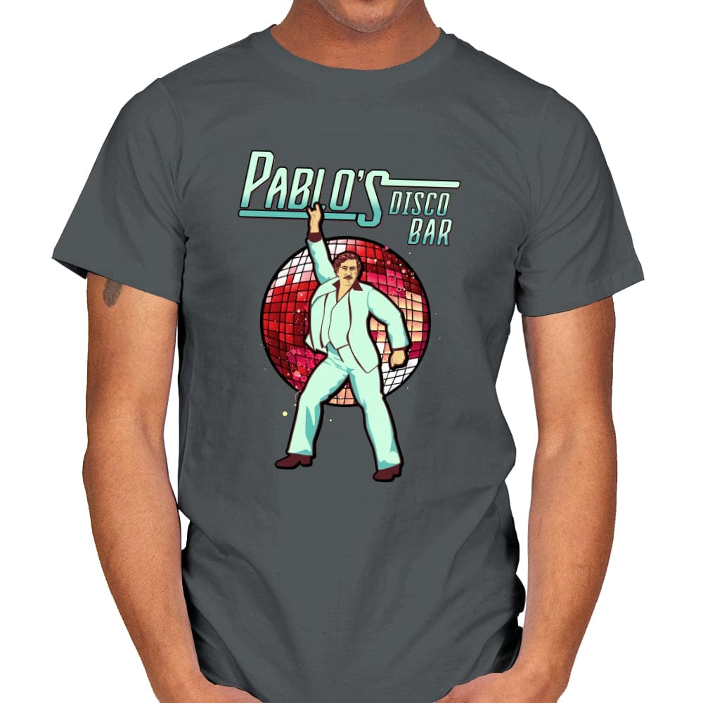 Pablo's Disco Bar - Mens T-Shirts RIPT Apparel Small / Charcoal