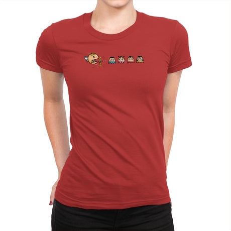 Pac-Cupid - Womens Premium T-Shirts RIPT Apparel Small / Red