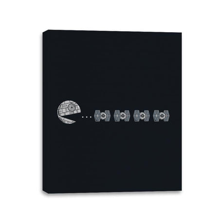 Pac Death Star - Canvas Wraps Canvas Wraps RIPT Apparel 11x14 / Black