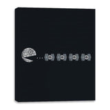 Pac Death Star - Canvas Wraps Canvas Wraps RIPT Apparel 16x20 / Black