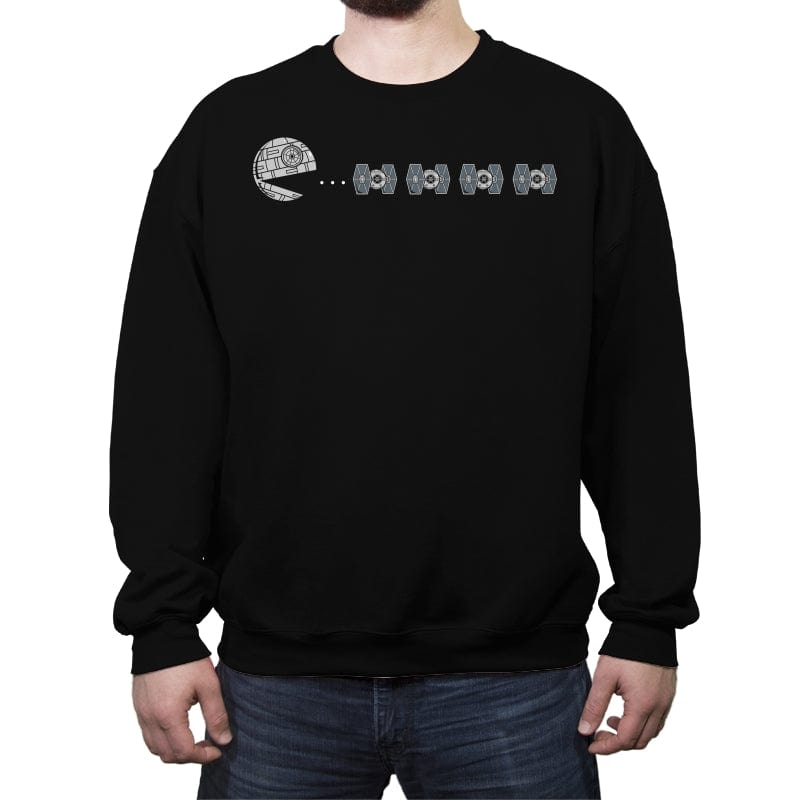 Pac Death Star - Crew Neck Sweatshirt Crew Neck Sweatshirt RIPT Apparel Small / Black
