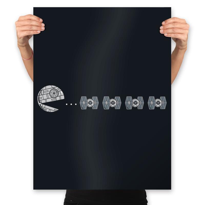 Pac Death Star - Prints Posters RIPT Apparel 18x24 / Black