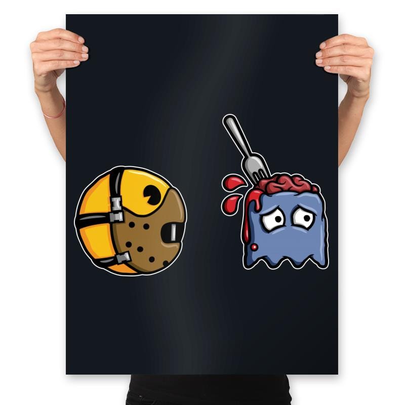 Pac-Ibal - Prints Posters RIPT Apparel 18x24 / Black