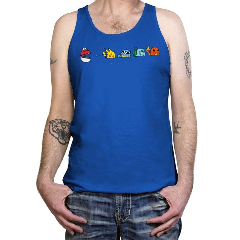 Pac-mon Ball - Tanktop Tanktop RIPT Apparel X-Small / True Royal