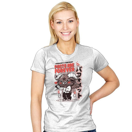 Pacts Are Forever - Womens T-Shirts RIPT Apparel Small / White