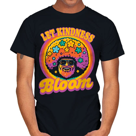 Painter Kindness Bloom - Mens T-Shirts RIPT Apparel Small / Black