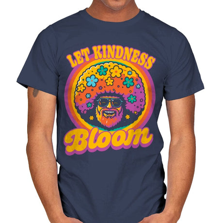 Painter Kindness Bloom - Mens T-Shirts RIPT Apparel Small / Navy