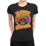 Painter Kindness Bloom - Womens Premium T-Shirts RIPT Apparel Small / Black