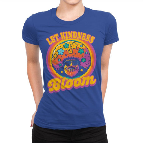 Painter Kindness Bloom - Womens Premium T-Shirts RIPT Apparel Small / Royal