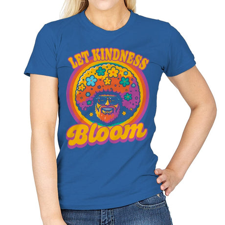 Painter Kindness Bloom - Womens T-Shirts RIPT Apparel Small / Royal