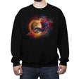 Painting the Spiderverse - Crew Neck Sweatshirt Crew Neck Sweatshirt RIPT Apparel Small / Black