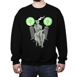 Pampered PinUp Bride - Crew Neck Sweatshirt Crew Neck Sweatshirt RIPT Apparel