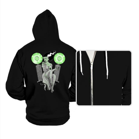 Pampered PinUp Bride - Hoodies Hoodies RIPT Apparel