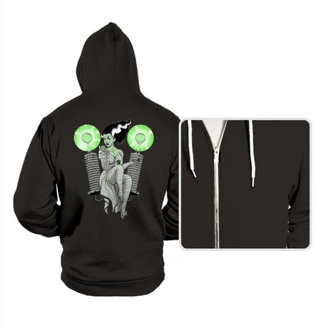Pampered PinUp Bride - Hoodies Hoodies RIPT Apparel Small / Black