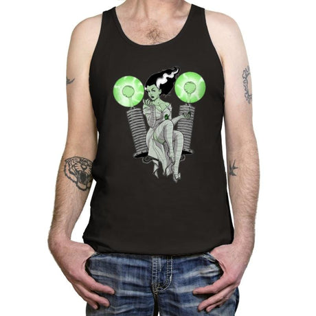 Pampered PinUp Bride - Tanktop Tanktop RIPT Apparel