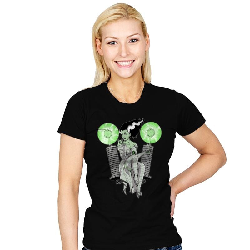 Pampered PinUp Bride - Womens T-Shirts RIPT Apparel