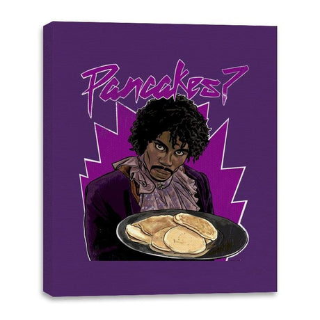 Pancakes - Anytime - Canvas Wraps Canvas Wraps RIPT Apparel 16x20 / Purple