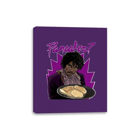 Pancakes - Anytime - Canvas Wraps Canvas Wraps RIPT Apparel 8x10 / Purple