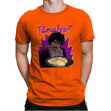 Pancakes - Anytime - Mens Premium T-Shirts RIPT Apparel Small / Classic Orange