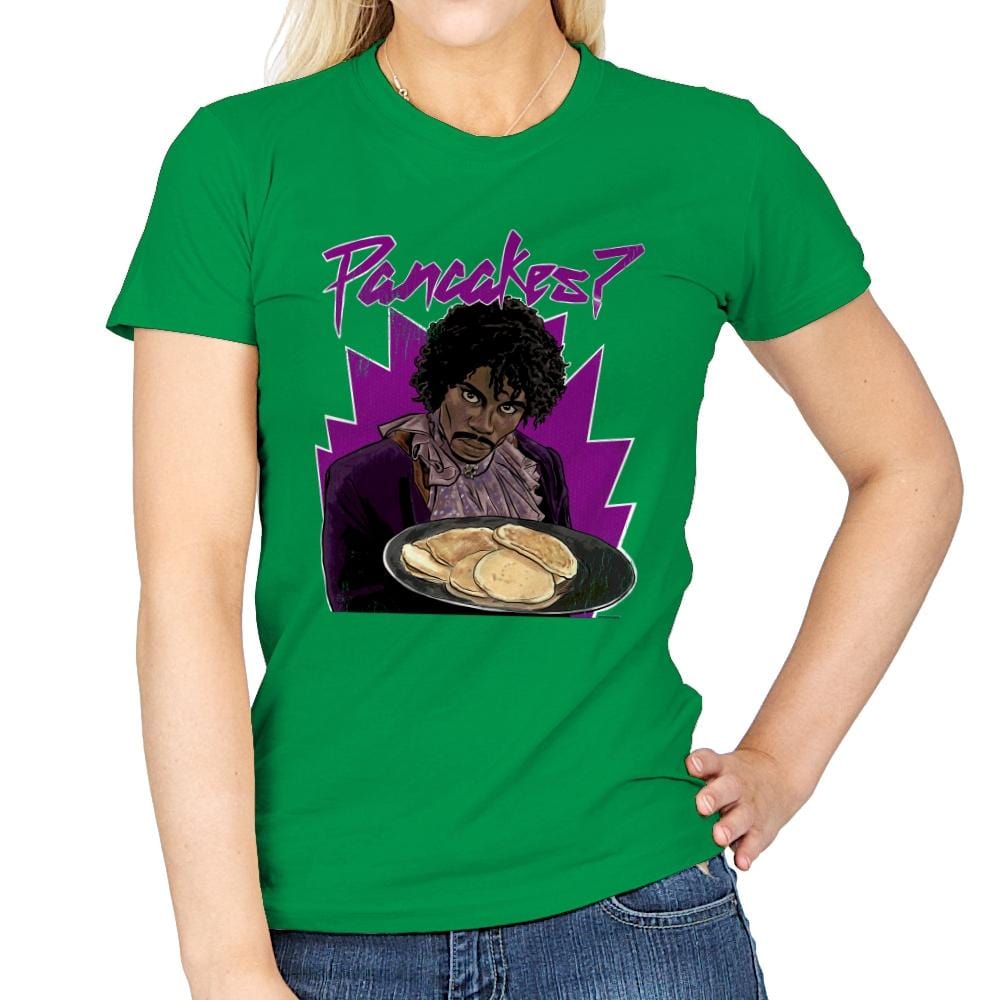 Pancakes - Anytime - Womens T-Shirts RIPT Apparel Small / Irish Green