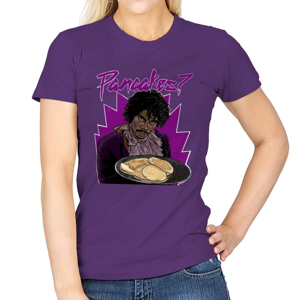 Pancakes - Anytime - Womens T-Shirts RIPT Apparel Small / Purple