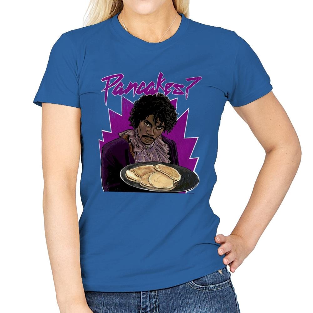 Pancakes - Anytime - Womens T-Shirts RIPT Apparel Small / Royal