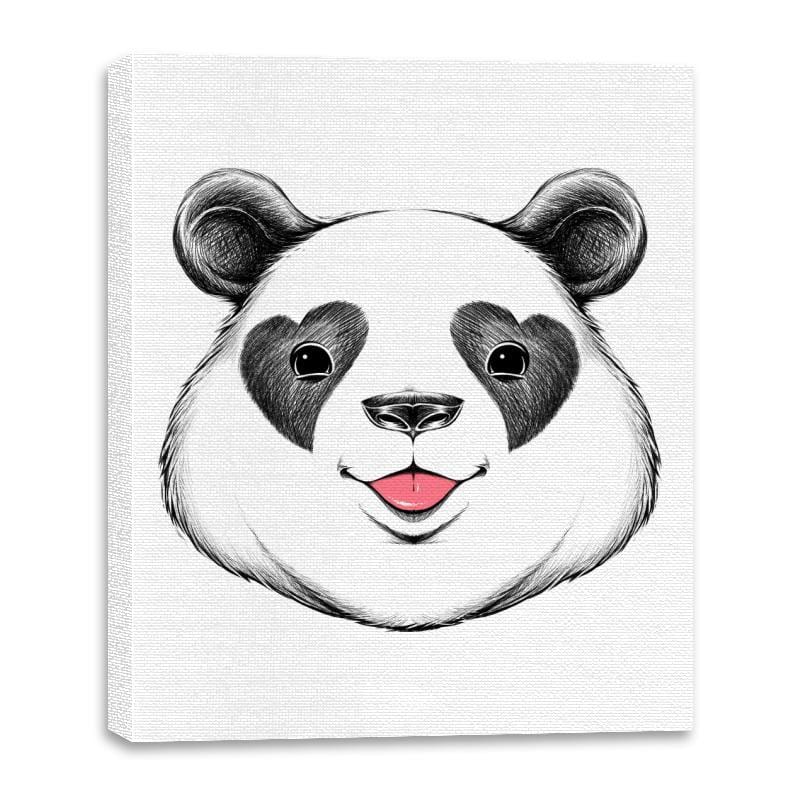 Panda Love - Canvas Wraps Canvas Wraps RIPT Apparel 16x20 / White