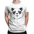 Panda Love - Mens Premium T-Shirts RIPT Apparel Small / White