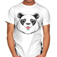 Panda Love - Mens T-Shirts RIPT Apparel Small / White