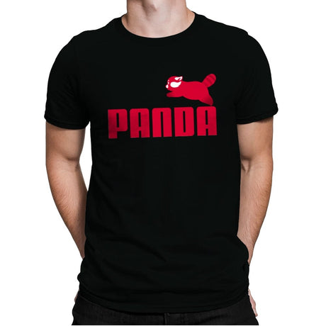 Panda - Mens Premium T-Shirts RIPT Apparel Small / Black