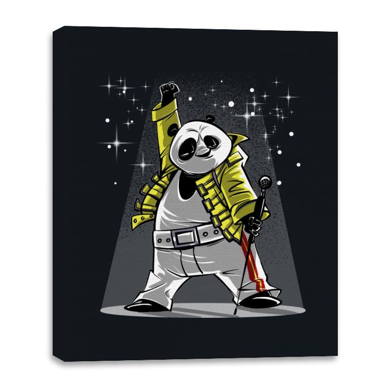 Panda Mercury - Canvas Wraps Canvas Wraps RIPT Apparel 16x20 / Black