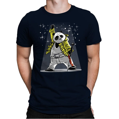 Panda Mercury - Mens Premium T-Shirts RIPT Apparel Small / Midnight Navy