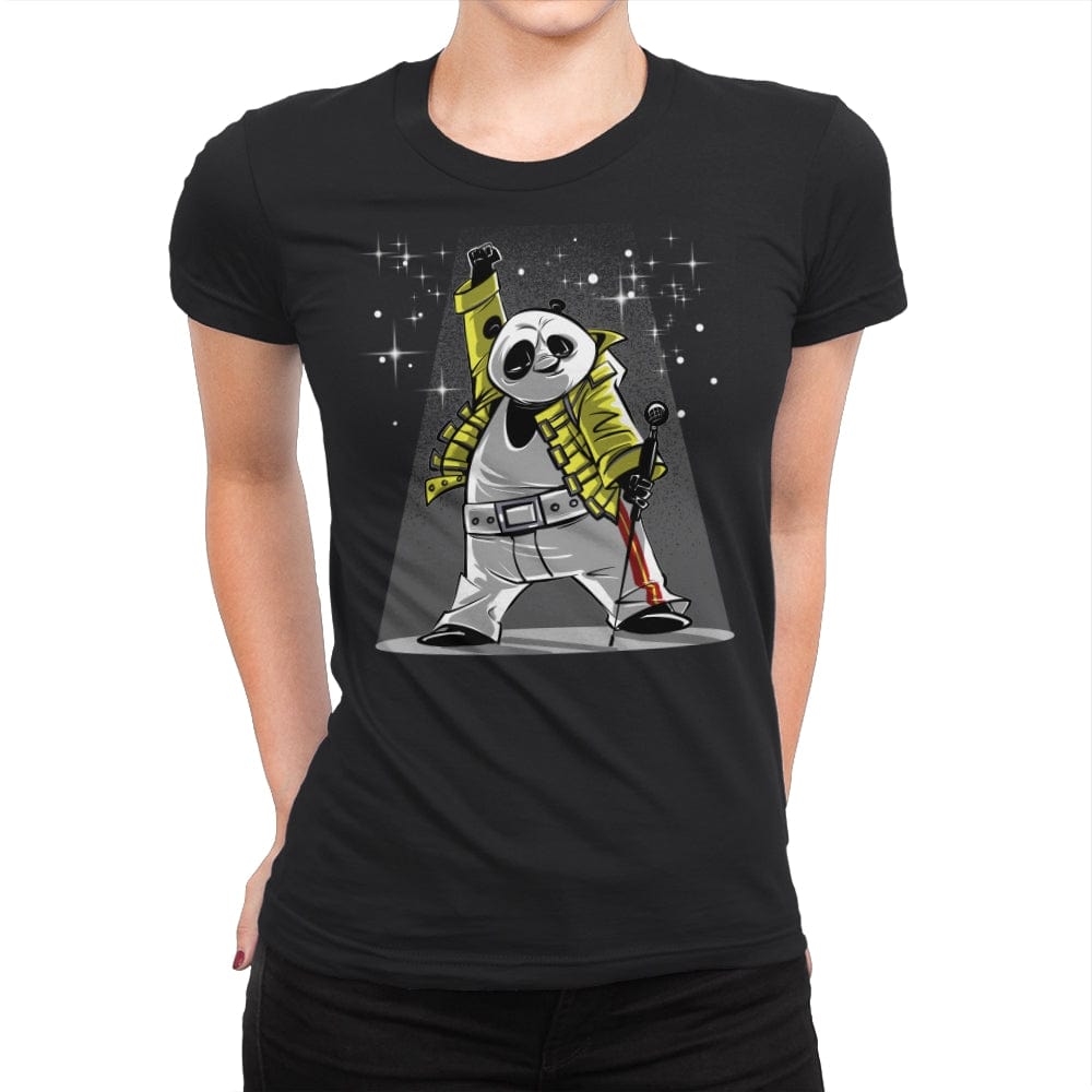 Panda Mercury - Womens Premium T-Shirts RIPT Apparel Small / Black