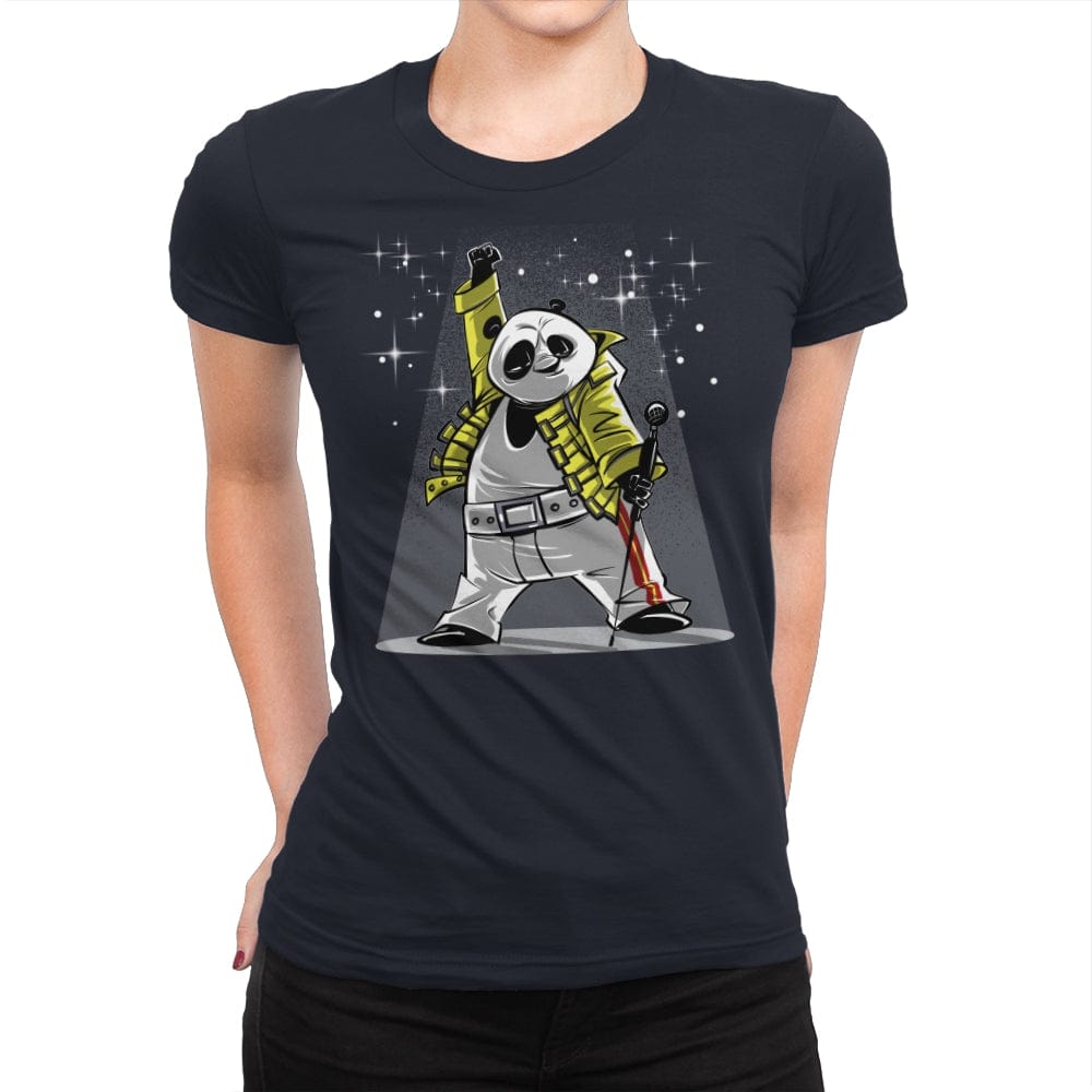 Panda Mercury - Womens Premium T-Shirts RIPT Apparel Small / Midnight Navy