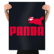 Panda - Prints Posters RIPT Apparel 18x24 / Black