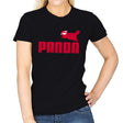 Panda - Womens T-Shirts RIPT Apparel Small / Black