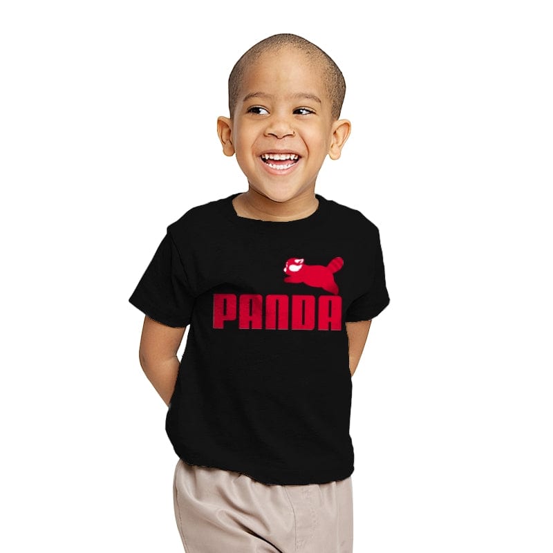 Panda - Youth T-Shirts RIPT Apparel X-small / Black
