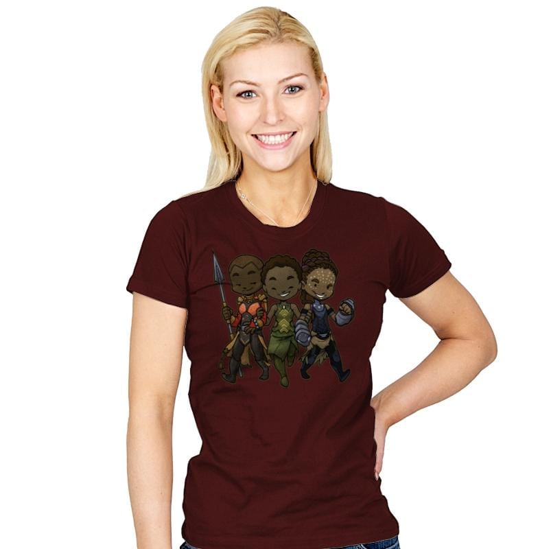 Panther Trio - Womens T-Shirts RIPT Apparel