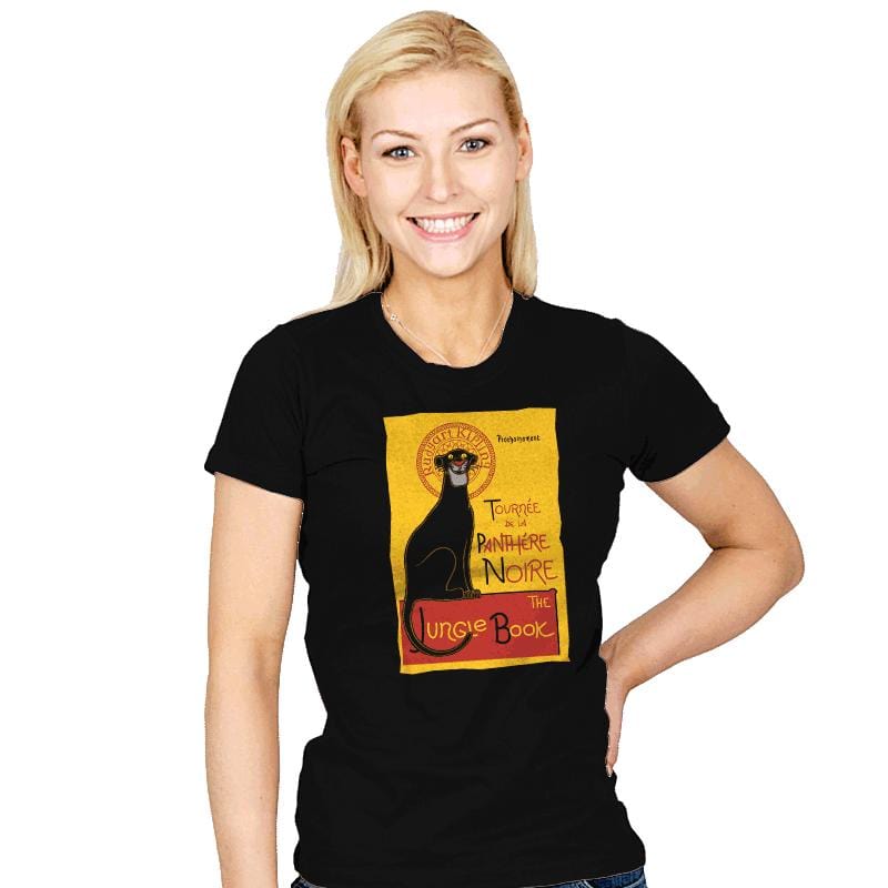 Panthere Noire - Womens T-Shirts RIPT Apparel