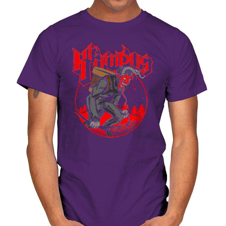 Papa Krampus - Mens T-Shirts RIPT Apparel Small / Purple
