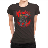 Papa Krampus - Womens Premium T-Shirts RIPT Apparel Small / Dark Chocolate
