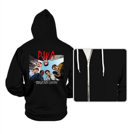 Paper with Attitude - Hoodies Hoodies RIPT Apparel Small / Black