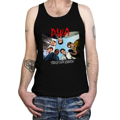 Paper with Attitude - Tanktop Tanktop RIPT Apparel X-Small / Black