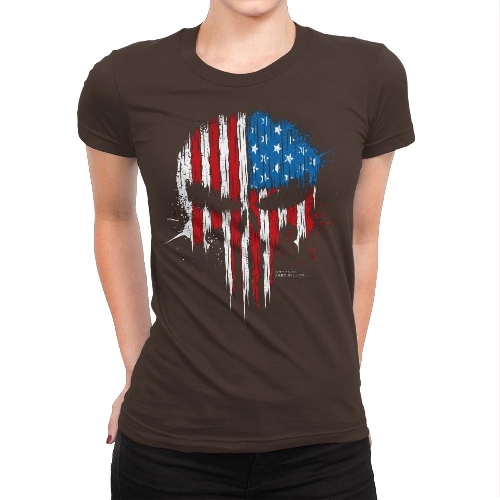 Para Bellum Exclusive - Best Seller - Womens Premium T-Shirts RIPT Apparel Small / Dark Chocolate
