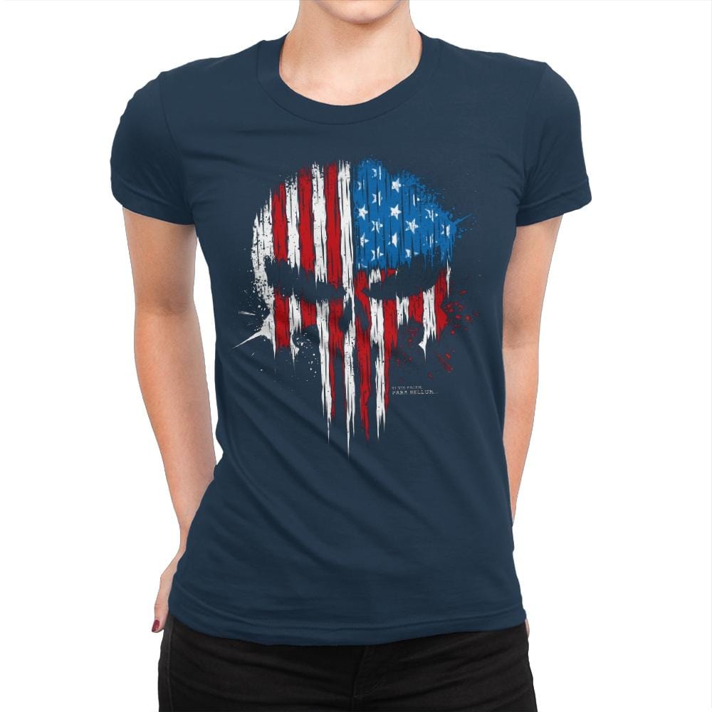 Para Bellum Exclusive - Best Seller - Womens Premium T-Shirts RIPT Apparel Small / Midnight Navy