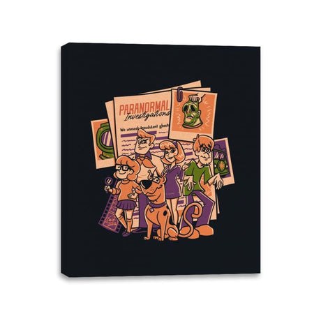 Paranormal Investigations - Canvas Wraps Canvas Wraps RIPT Apparel 11x14 / Black