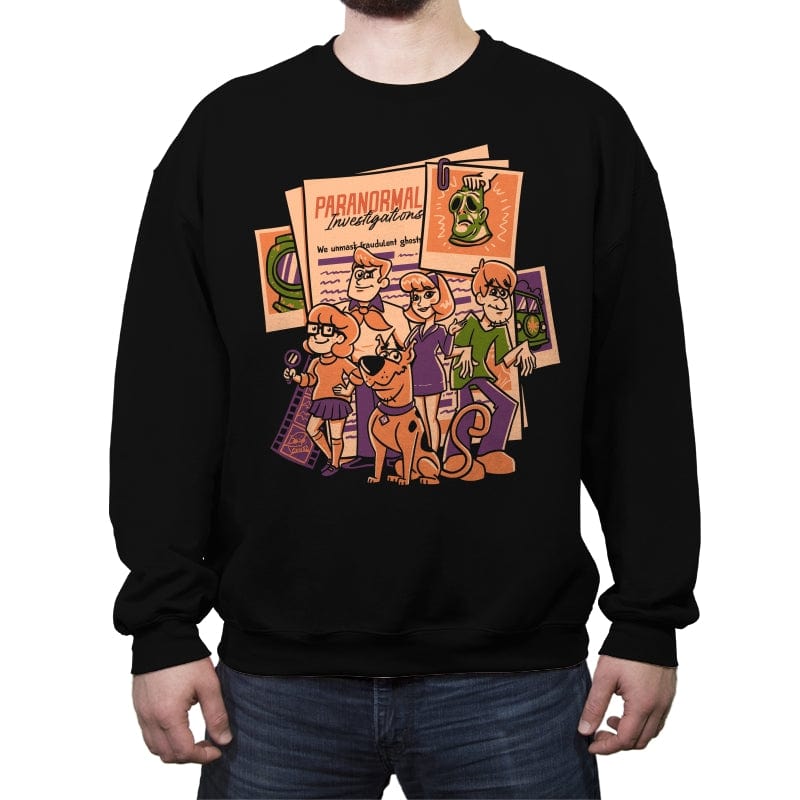 Paranormal Investigations - Crew Neck Sweatshirt Crew Neck Sweatshirt RIPT Apparel Small / Black