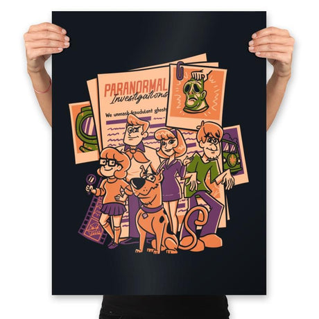 Paranormal Investigations - Prints Posters RIPT Apparel 18x24 / Black